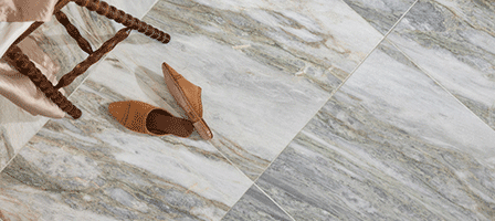 Ann Sacks marble floor