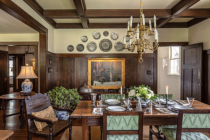 Thistledown dining room. Interior Design by Craighall Interiors. Photography by Justin Maconochie. Styled by Josh Clark.