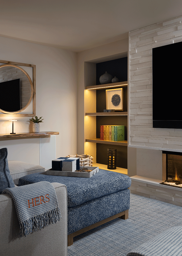 Interior design by Ruth Casper Design Studio. Photograph by Joseph Tiano.
