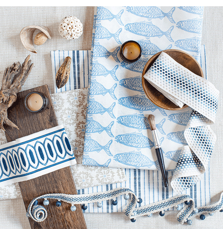 Victoria Larson Stout fabric and trim