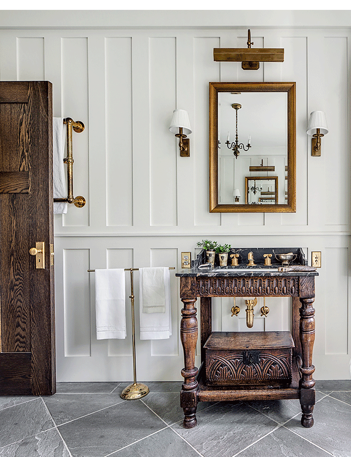 Thistledown bathroom. Interior Design by Craighall Interiors. Photography by Justin Maconochie. Styled by Josh Clark.