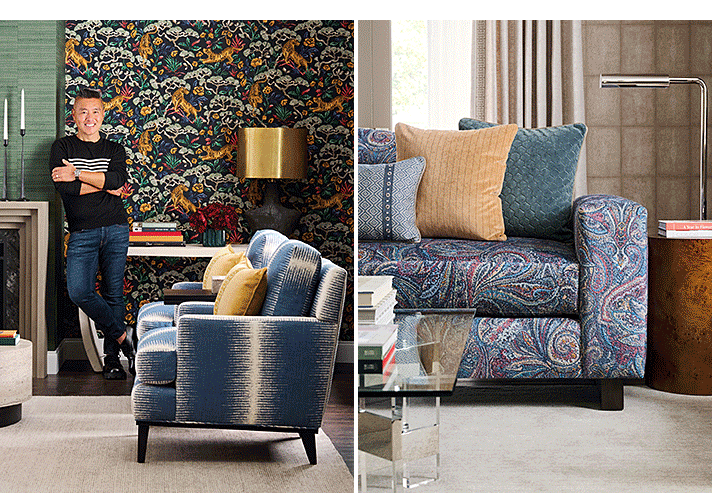 Vern Yip and his Trend fabrics