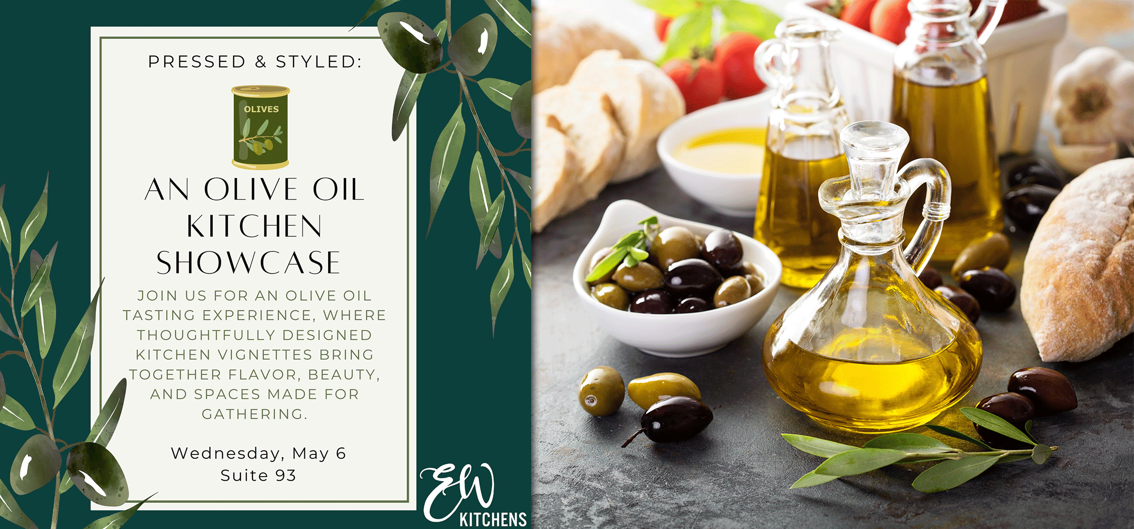 EW Kitchens - Olive Oil Kitchen Showcase