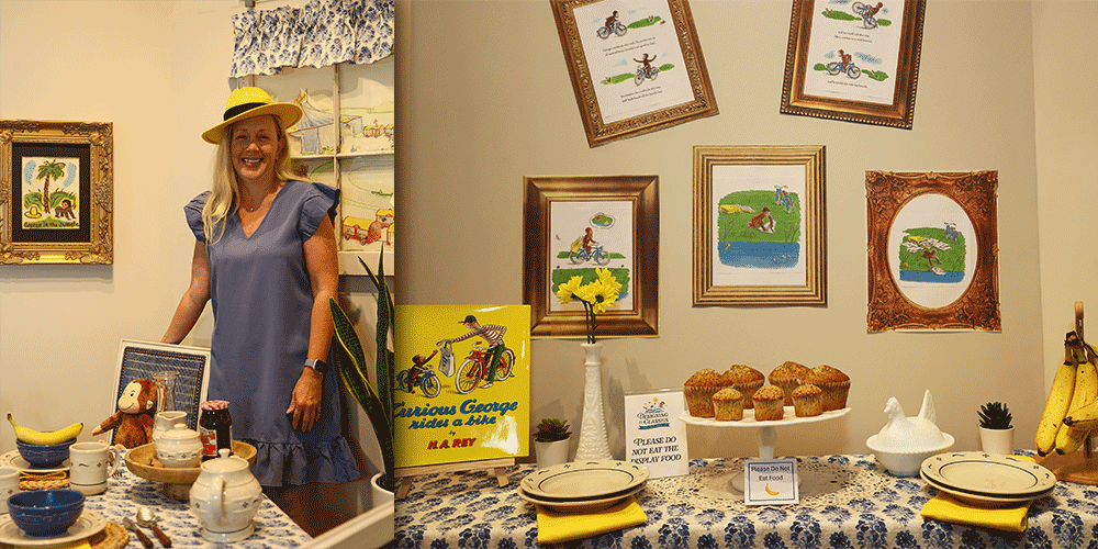 Jenny Roush - Room Service Interior Design Vignette | Curious George