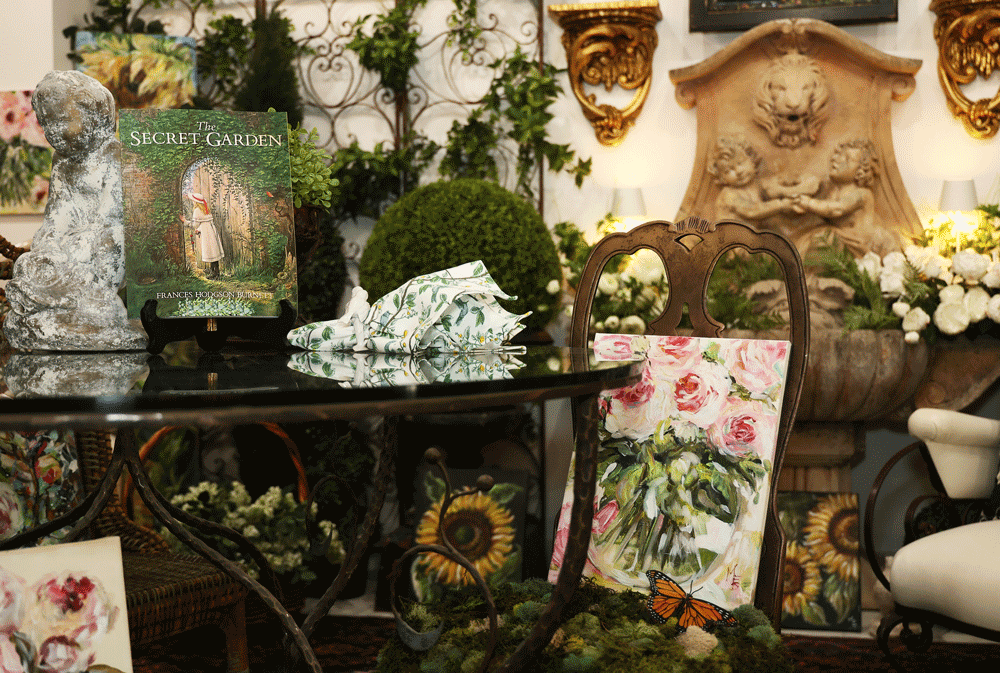 Fifi & Coco - Phyllis Whitehead Vignette | The Secret Garden