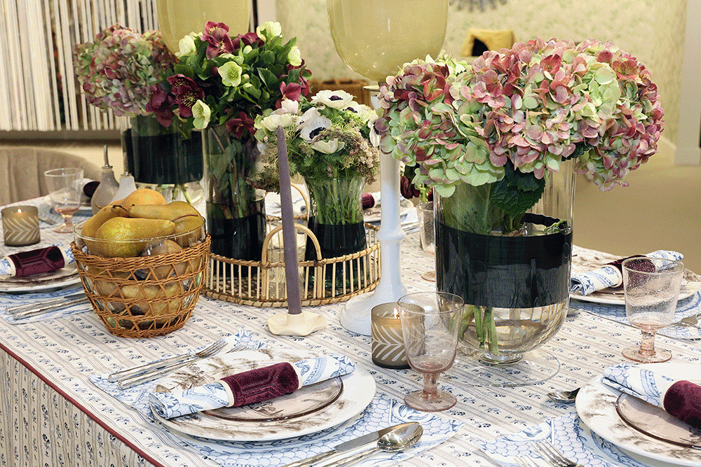 Sissy Yellen | Schumacher -- Mid-Autumn Aubergine Dream