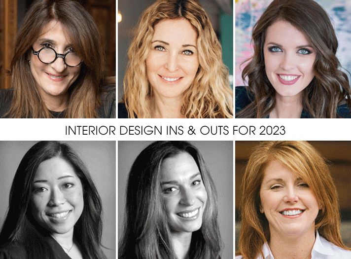 Interior Design Ins and Outs for 2023