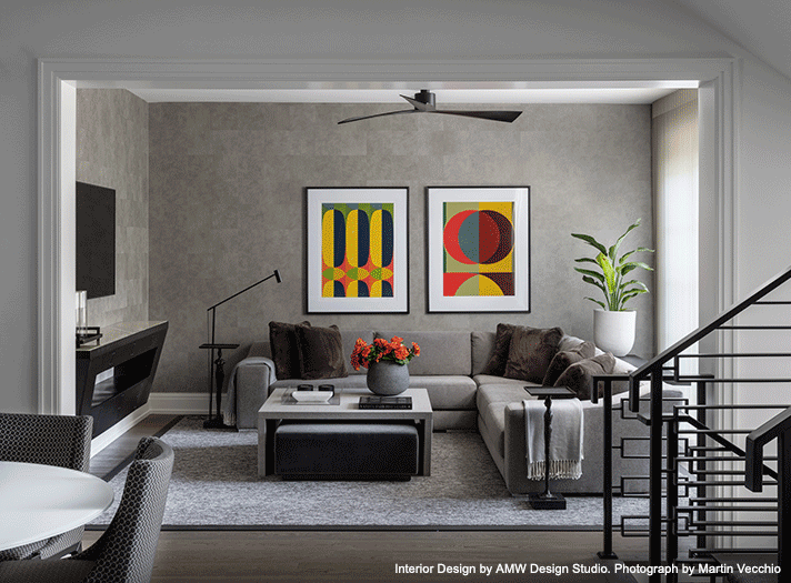 Interior Design by AMW Design Studio. Photograph by Martin Vecchio.