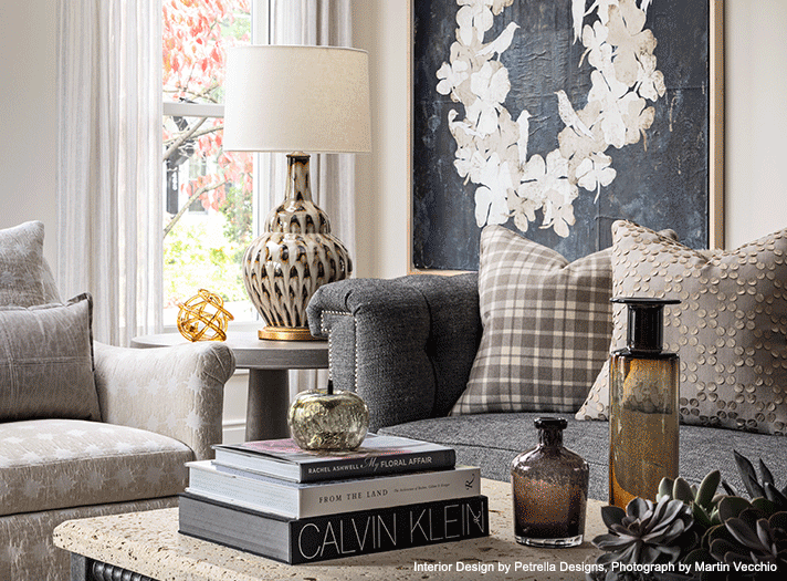 Interior Design by Petrella Designs, Photograph by Martin Vecchio