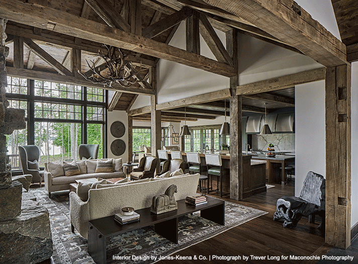 Interior Design by Jones-Keena & Co. Photograph by Trever Long for Maconochie Photography