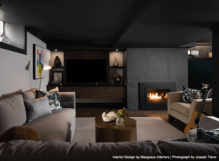 Interior Design by Margeaux Interiors. Photograph by Joseph Tiano.