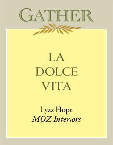 La Dolce Vita: A 1950’s Italian Dinner Soirée | Lyzz Hope, MOZ Interiors