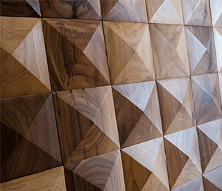 DuChateau Pinnacle wood wall panels