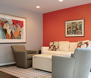 Lois Haron Designs living room