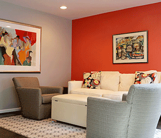 Lois Haron Designs living room