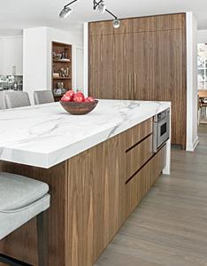 Mouser Cabinetry integrated handle