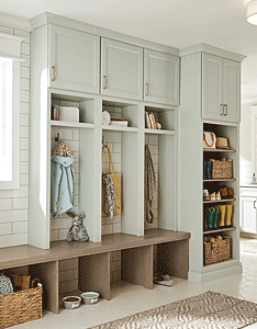 E.W. Kitchens custom mudroom