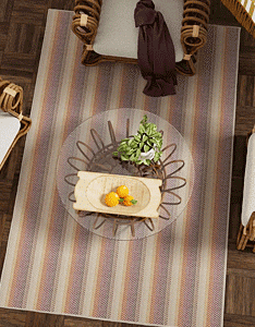 Kaleen St. George Collection Brick rug