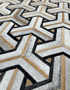 Bellaire Dynamik custom leather rugs