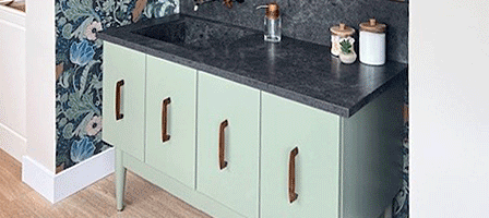 E.W. Kitchens Berth Bath vanity