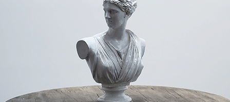 White bust