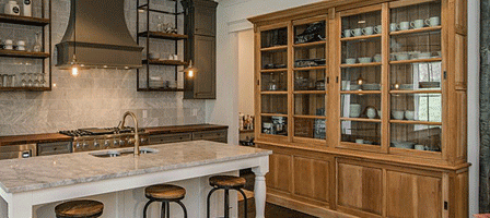 E.W. Kitchens custom hutch