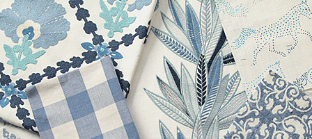 Pindler fabrics in Blue Nova
