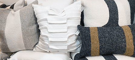 New pillows at Ruth Casper Design Studio