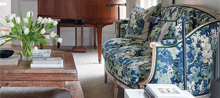 Schumacher Verdure Tapestry in Peacock