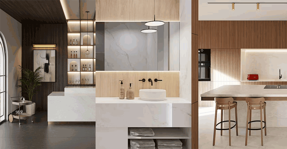 Dekton Artik and Nomak