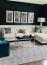 40 - Terry Ellis (Room Service Interior Design) Cozy Living Room Dark Walls