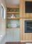 16 - GHK | Detail Shot of Fireplace Wall and Shelving 